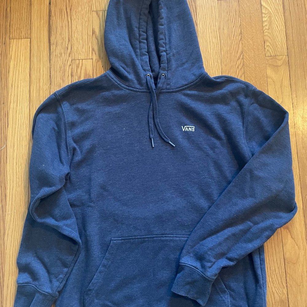 VANS Pullover hoodie in Blue Heather Mens size M